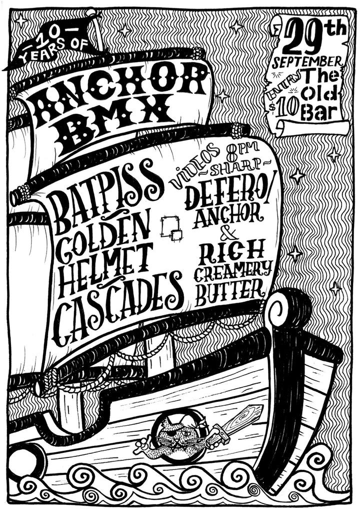 anchor bmx 10 years party at old bar