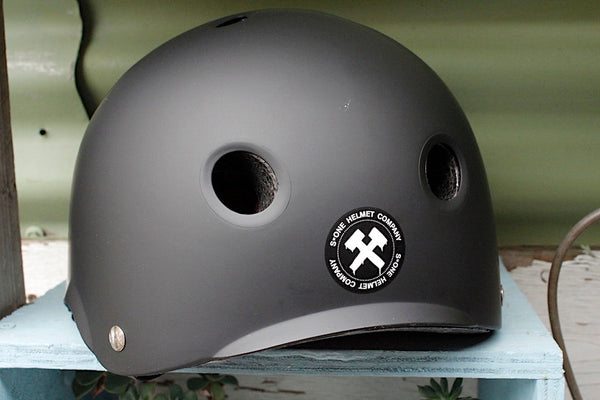 S1 HELMETS -S1 Lifer Helmet Certified Matte Blk -HELMETS + PADS + GLOVES -Anchor BMX