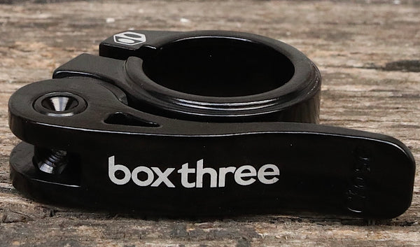 BOX COMPONENTS -Box Three Quick Release Seat Clamps -Seatposts and Clamps -Anchor BMX