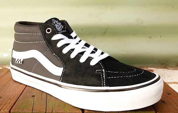 Vans Skate Grosso Mid Blk/True White