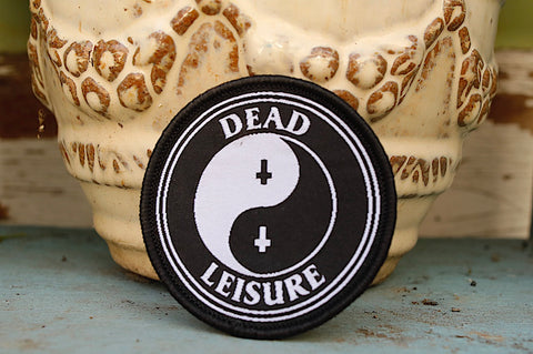 DEAD LEISURE -Dead Leisure Yin Yang Patch -Magazines + stickers+patches -Anchor BMX