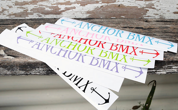 Anchor BMX -Anchor Bmx Safety Line Decals -Magazines + stickers+patches -Anchor BMX