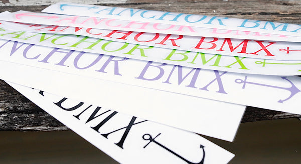 Anchor BMX -Anchor Bmx Safety Line Decals -Magazines + stickers+patches -Anchor BMX