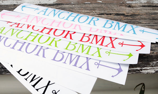 Anchor BMX -Anchor Bmx Safety Line Decals -Magazines + stickers+patches -Anchor BMX