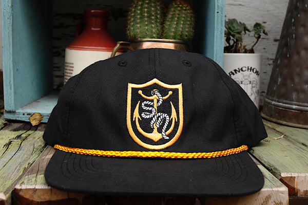 S&M Anchor Shield Snapback Hat