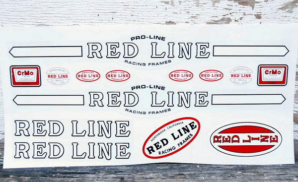 Redline Proline Early Years Frame Decal Set