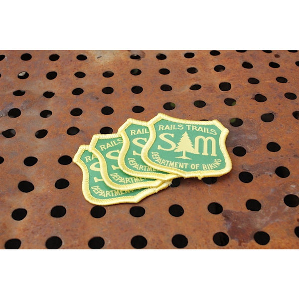 S & M bikes -S&M Department Of Biking Patch -Magazines + stickers+patches -Anchor BMX