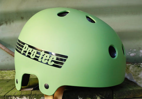 PROTEC HELMETS -Protec Old School Certified Helmet Seaweed -HELMETS + PADS + GLOVES -Anchor BMX