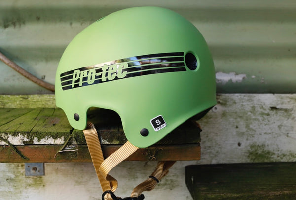 PROTEC HELMETS -Protec Old School Certified Helmet Seaweed -HELMETS + PADS + GLOVES -Anchor BMX
