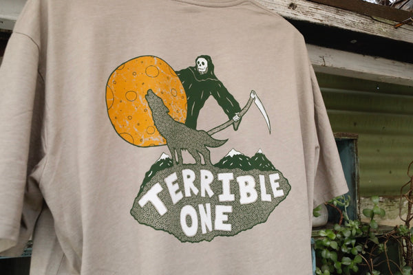 TERRIBLE ONE -Terrible One Ryreap Tee Light Grey -CLOTHING -Anchor BMX