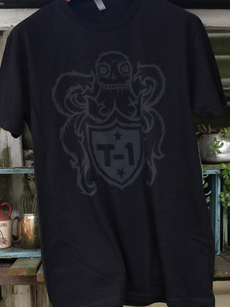 TERRIBLE ONE -Terrible One Crest Tee Black -CLOTHING -Anchor BMX
