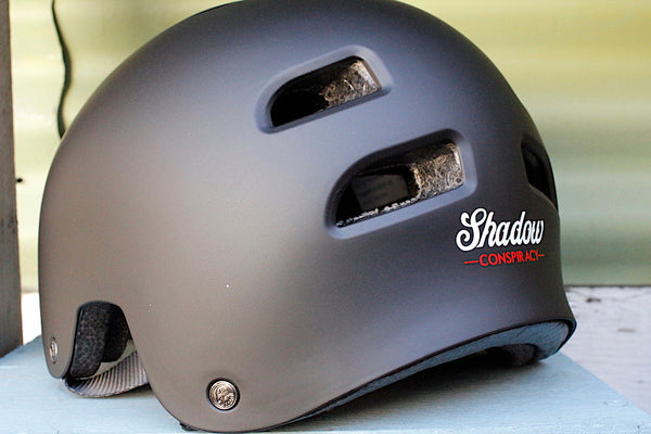 THE SHADOW CONSPIRACY -TSC Classic Helmet Matte Blk -HELMETS + PADS + GLOVES -Anchor BMX