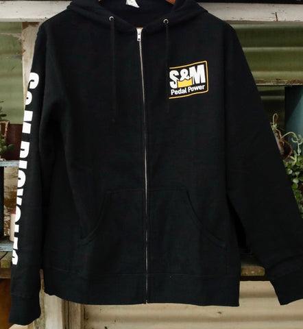 S & M bikes -S&M Pedal Power Zip Up Hoodie -CLOTHING -Anchor BMX