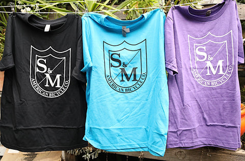 S & M bikes -S&M Big Shield Kids Tee -CLOTHING -Anchor BMX