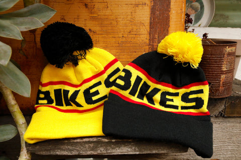 S & M bikes -S&M Bikes Factory Pom Beanie -HATS + BEANIES + SHADES -Anchor BMX