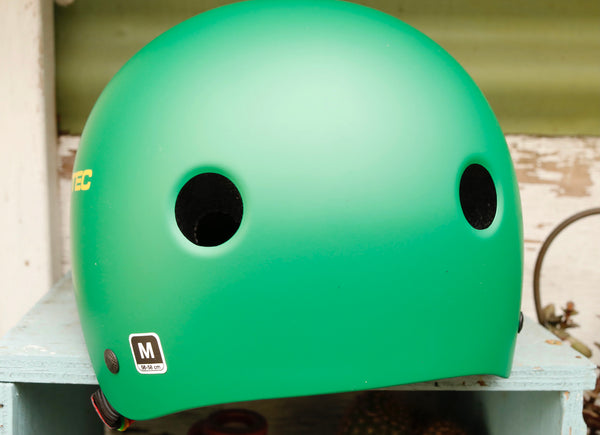 PROTEC HELMETS -Protec Classic Certified Helmet Matte Rasta Green -HELMETS + PADS + GLOVES -Anchor BMX