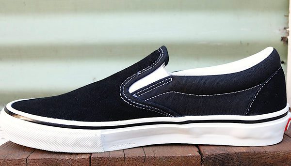 Vans -Vans Slip-On Pro Blk/White -Shoes -Anchor BMX