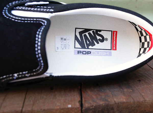 Vans -Vans Slip-On Pro Blk/White -Shoes -Anchor BMX