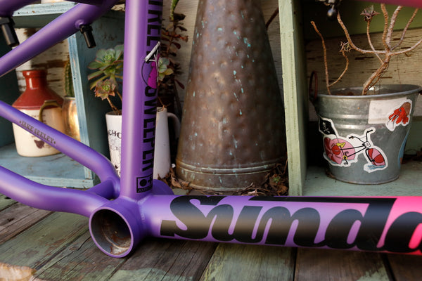 SUNDAY -Sunday Street Sweeper Frame Pink/Purple -FRAMES -Anchor BMX