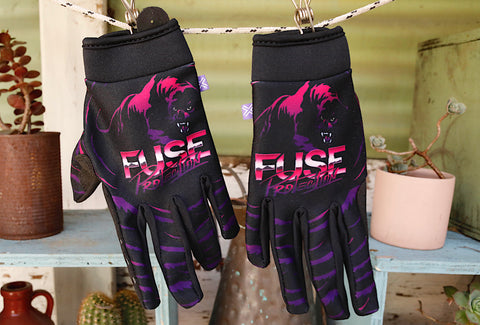 FUSE PROTECTION -Fuse Chroma Night Panther Gloves Black -HELMETS + PADS + GLOVES -Anchor BMX