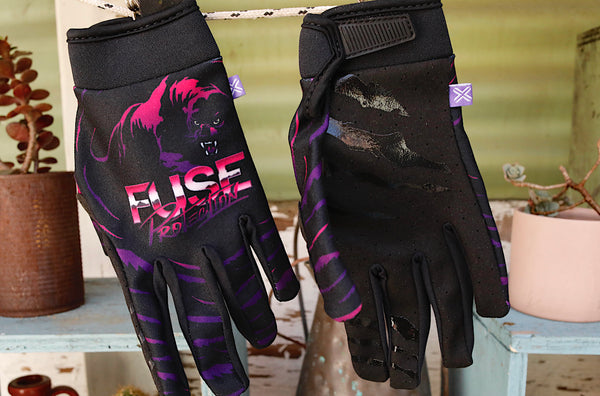 FUSE PROTECTION -Fuse Chroma Night Panther Gloves Black -HELMETS + PADS + GLOVES -Anchor BMX