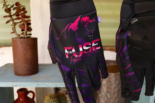 FUSE PROTECTION -Fuse Chroma Night Panther Gloves Black -HELMETS + PADS + GLOVES -Anchor BMX