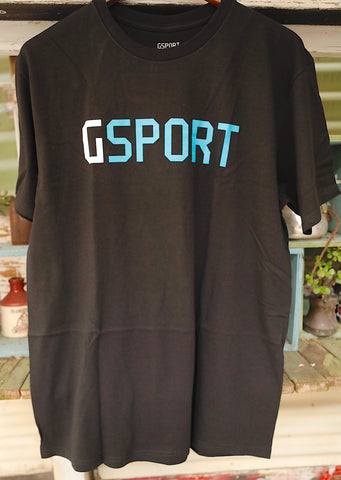 GSPORT -Gsport Brand Tee Black -CLOTHING -Anchor BMX