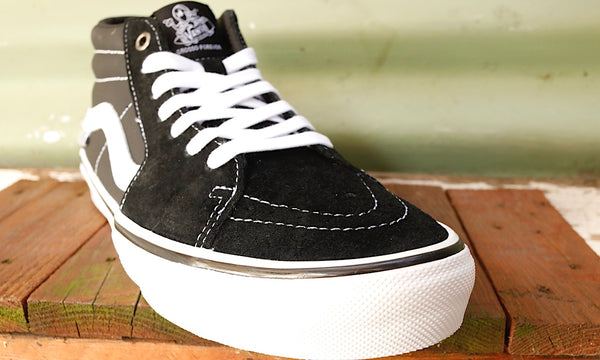 VANS -Vans Skate Grosso Mid Blk/True White -Shoes -Anchor BMX