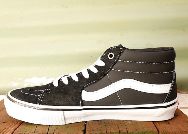 VANS -Vans Skate Grosso Mid Blk/True White -Shoes -Anchor BMX