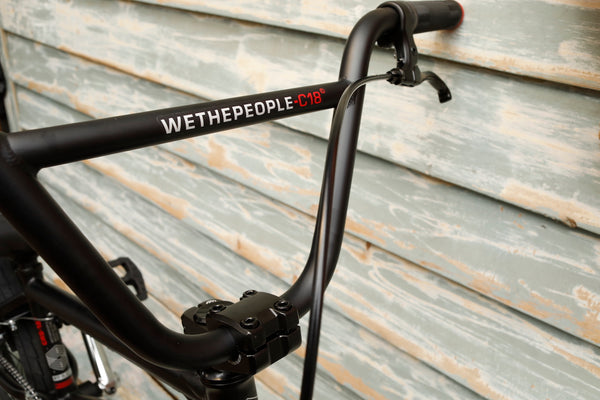 WETHEPEOPLE -WeThePeople CRS 18 Inch 2021 Matte Black -Complete Bikes -Anchor BMX