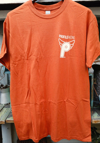 Profile -Profile Racing Logo Tee Orange -CLOTHING -Anchor BMX