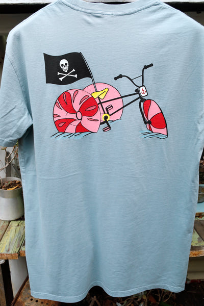 Anchor BMX -The Anchor Boat Bike Tee Faded Slate -CLOTHING -Anchor BMX
