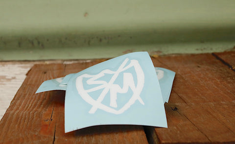 S & M bikes -S&M Sharpie Shield Sticker 10pk -Magazines + stickers+patches -Anchor BMX