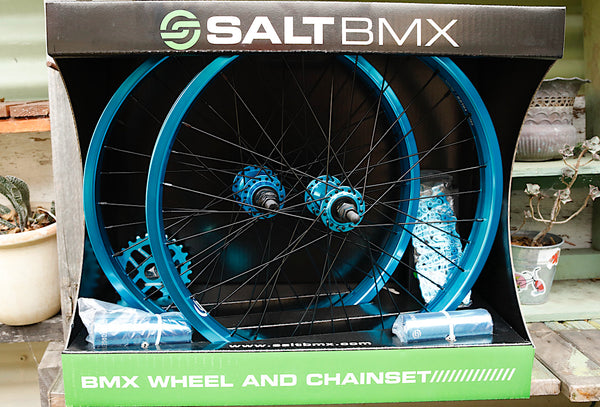 SALT -Salt Valon Wheel & Chainset Set -WHEELS + SPOKES + BUILDS -Anchor BMX