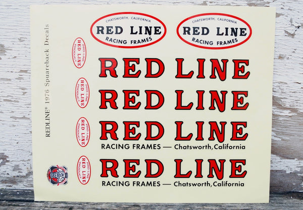 Redline early Years Frame Decal Set