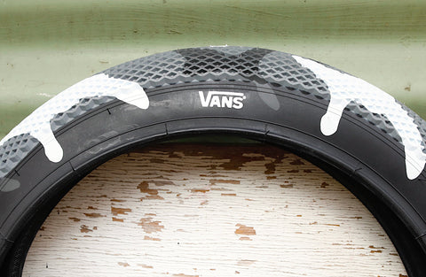 CULT -Cult x Vans Juvenile Tyre - 12" - 14” - 16" & 18 Inch Grey Camo -TYRES + TUBES -Anchor BMX