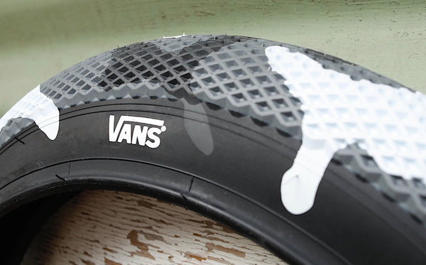 CULT -Cult x Vans Juvenile Tyre - 12" - 14” - 16" & 18 Inch Grey Camo -TYRES + TUBES -Anchor BMX