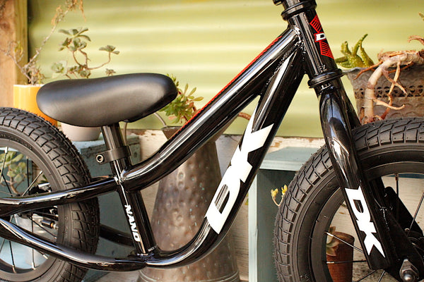 Dk Bikes Nano Balance Bike Black Red Anchor BMX