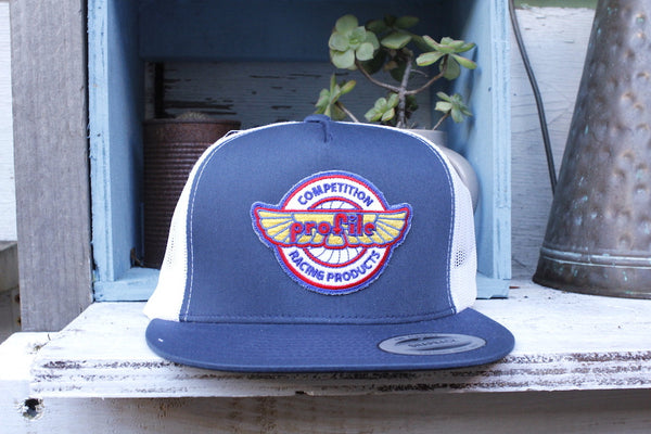 Profile Vintage Logo Mesh Trucker Hat