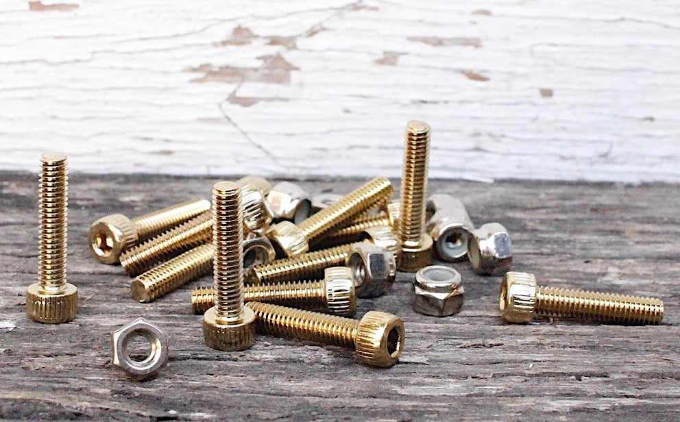 pedal pins gold Odyssey 18mm JC/PC Pedal Pins