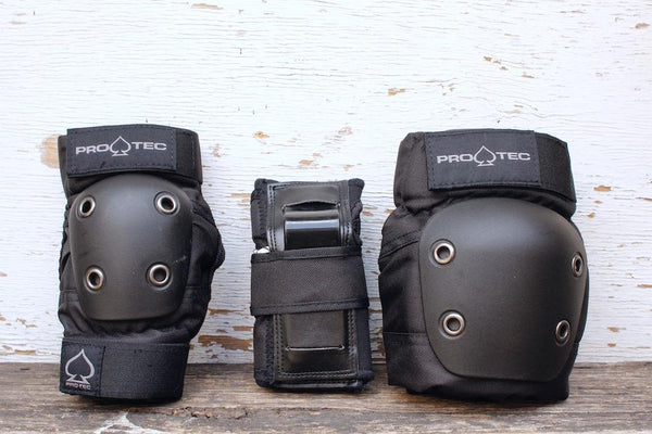 Protec Street Gear Jr Youth Pad Set Black