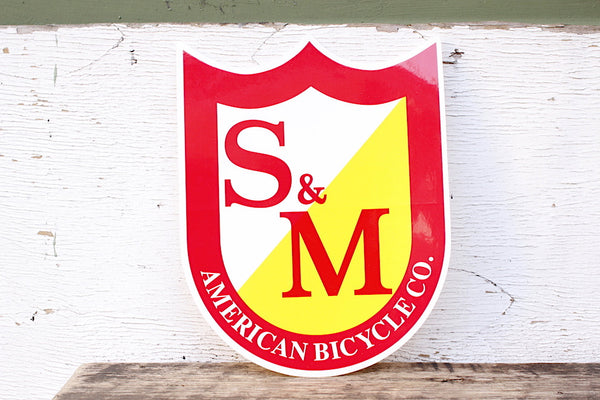 S & M bikes -S&M Big Shield Sticker -Magazines + stickers+patches -Anchor BMX
