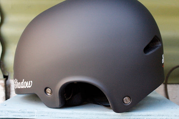 THE SHADOW CONSPIRACY -TSC Featherweight Helmet Matte Blk -HELMETS + PADS + GLOVES -Anchor BMX