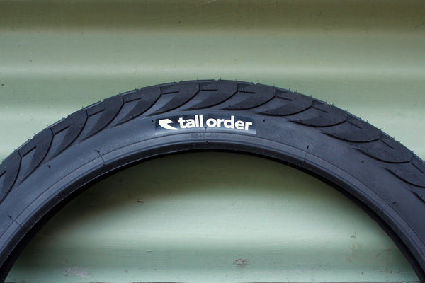 TALL ORDER -Tall Order Wallride Tyre Black -TYRES + TUBES -Anchor BMX
